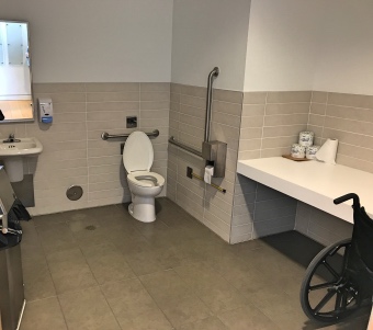 NIagara Falls - The Accessible Way, Accessible washroom in History Museum