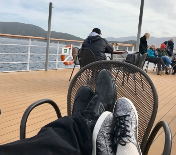 Relaxing on a day cruise - Athens